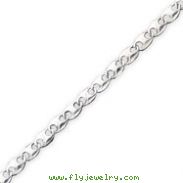 Sterling Silver 5.5mm Fancy Link Bracelet
