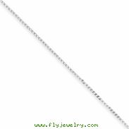 Sterling Silver .5mm Fancy Chain anklet