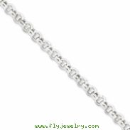 Sterling Silver 6.5mm Rolo Chain
