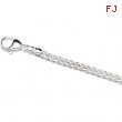 Sterling Silver 7 INCH Solid Foxtail Chain