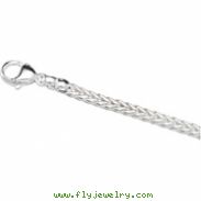 Sterling Silver 7 INCH Solid Foxtail Chain