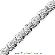 Sterling Silver 7.5inch Fancy Link Bracelet