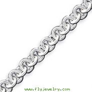 Sterling Silver 7.5inch Fancy Link Bracelet