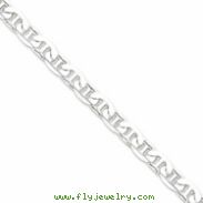 Sterling Silver 7mm Anchor Chain anklet