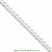 Sterling Silver 8mm Curb Chain bracelet
