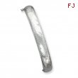Sterling Silver 9.5mm Fancy Hinged Bangle Bracelet