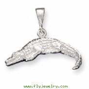 Sterling Silver Alligator Charm