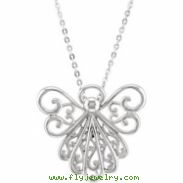 Sterling Silver An Angel In You Necklace With Packaging