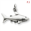Sterling Silver Antique Shark Charm