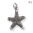 Sterling Silver Antique Starfish Charm