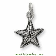 Sterling Silver Antique Starfish Charm