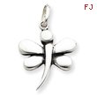 Sterling Silver Antiqued Dragonfly Pendant