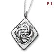 Sterling Silver Antiqued Family Blessings 18