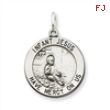 Sterling Silver Antiqued Infant Jesus Medal