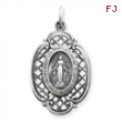 Sterling Silver Antiqued Miraculous Medal