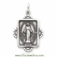 Sterling Silver Antiqued Miraculous Medal