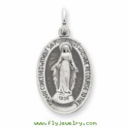 Sterling Silver Antiqued Miraculous Medal