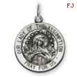 Sterling Silver Antiqued Our Lady of the Assumption Medal