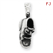 Sterling Silver Antiqued Shoe Charm