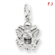 Sterling Silver Army Insignia Charm