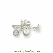 Sterling Silver Baby Carriage Charm