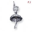 Sterling Silver Ballerina Charm