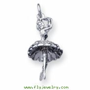 Sterling Silver Ballerina Charm