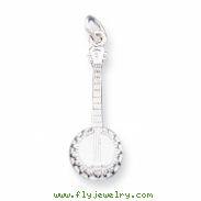 Sterling Silver Banjo Charm