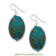 Sterling Silver Blue Jasper Earrings