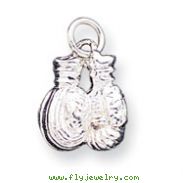 Sterling Silver Boxing Gloves Charm