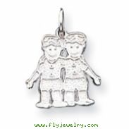 Sterling Silver Boys Charm