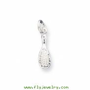 Sterling Silver Brush Charm