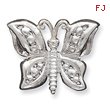 Sterling Silver Butterfly Slide