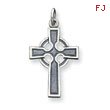 Sterling Silver Celtic & Iona Cross Charm