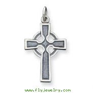 Sterling Silver Celtic & Iona Cross Charm