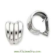 Sterling Silver Clip Back Non-Pierced Earrings