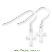 Sterling Silver Cross Earrings