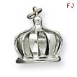 Sterling Silver Crown Charm