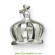 Sterling Silver Crown Charm