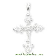 Sterling Silver Cubic Zirconia Cross Pendant