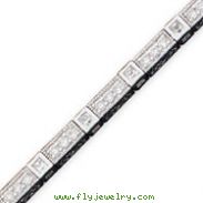 Sterling Silver CZ Bracelet