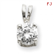 Sterling Silver CZ Pendant