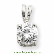 Sterling Silver CZ Pendant