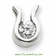 Sterling Silver CZ Pendant