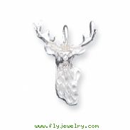 Sterling Silver Deer Head Charm