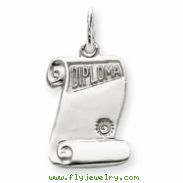 Sterling Silver Diploma Charm