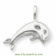 Sterling Silver Dolphin Charm