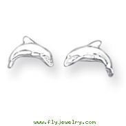 Sterling Silver Dolphin Mini Earrings