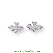 Sterling Silver Dove Mini Earrings