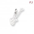 Sterling Silver Electric Guitar Charm